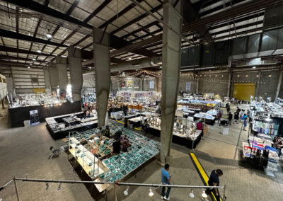 gem show booths inside